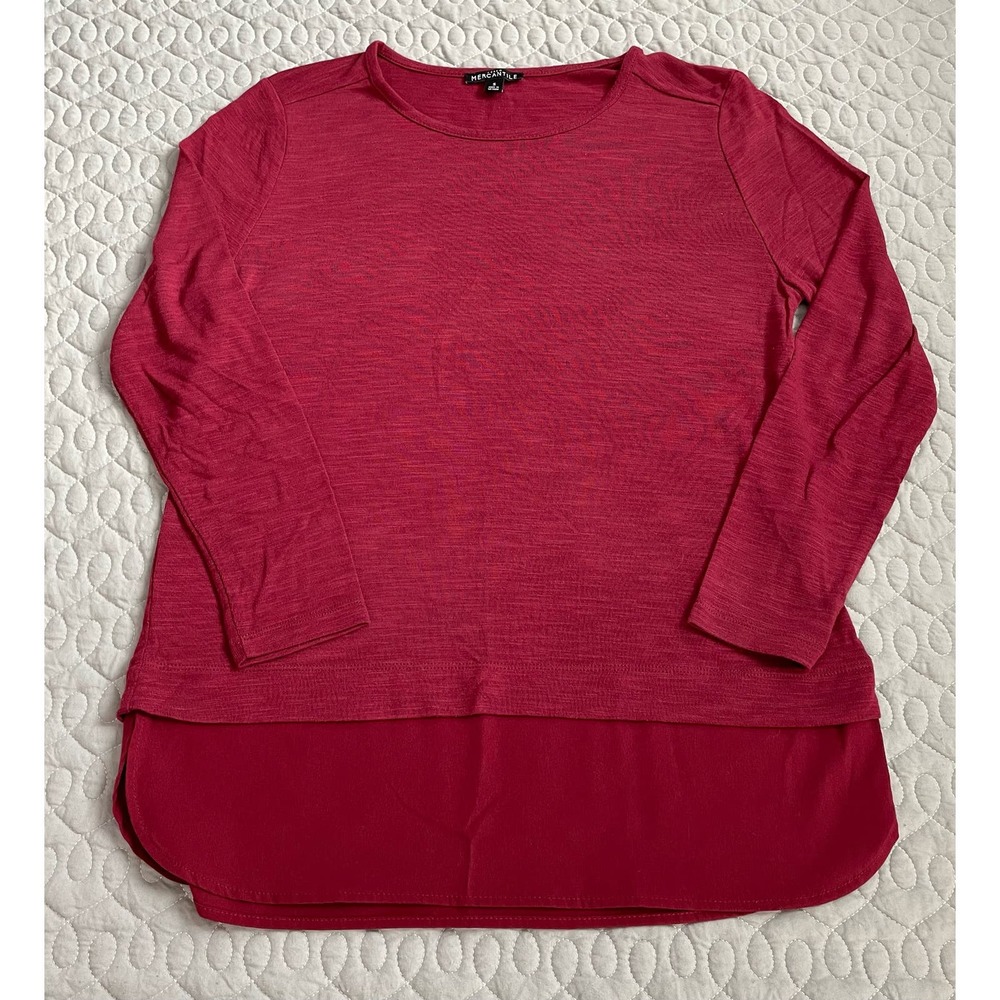 Women’s J. Crew Mercantile Long Sleeve Blouse Top Small